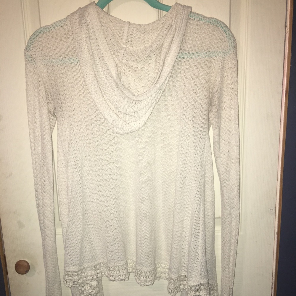 Cream Hollister  cardigan